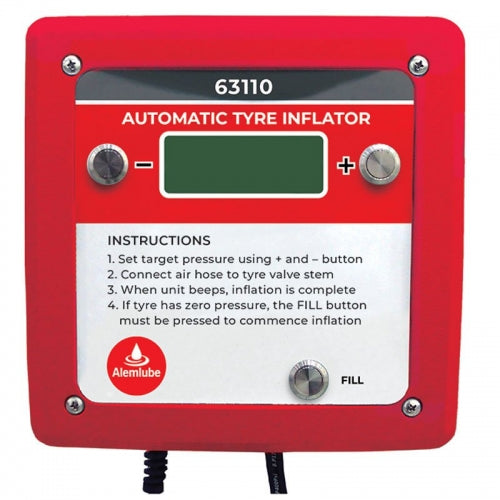 Alemlube 63110 Outdoor Wall Mounted Automatic Digital Tyre Inflator