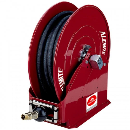 Alemlube 8080-FS Alemite 1" Oil, Diesel, Air & Water Hose Reel [but 15m x 3/4" ID capacity reel]