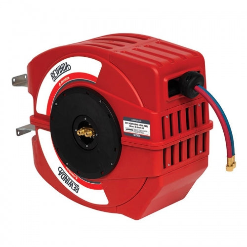 Alemlube AR615OAR Oxy Acetylene Twin Hose Reel - 15m x 6mm ID