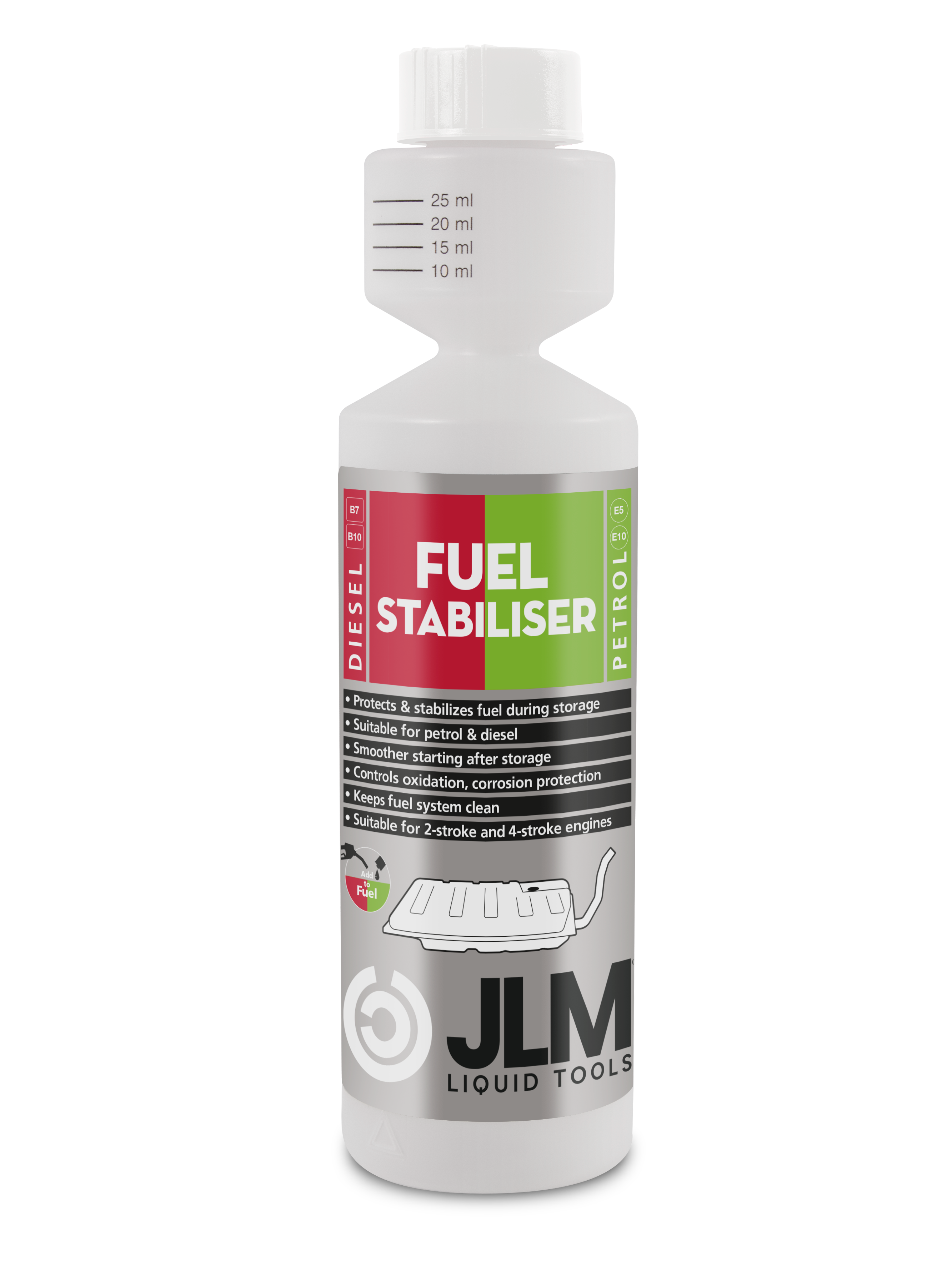 JLM Fuel Stabiliser Diesel & Petrol - 250ml