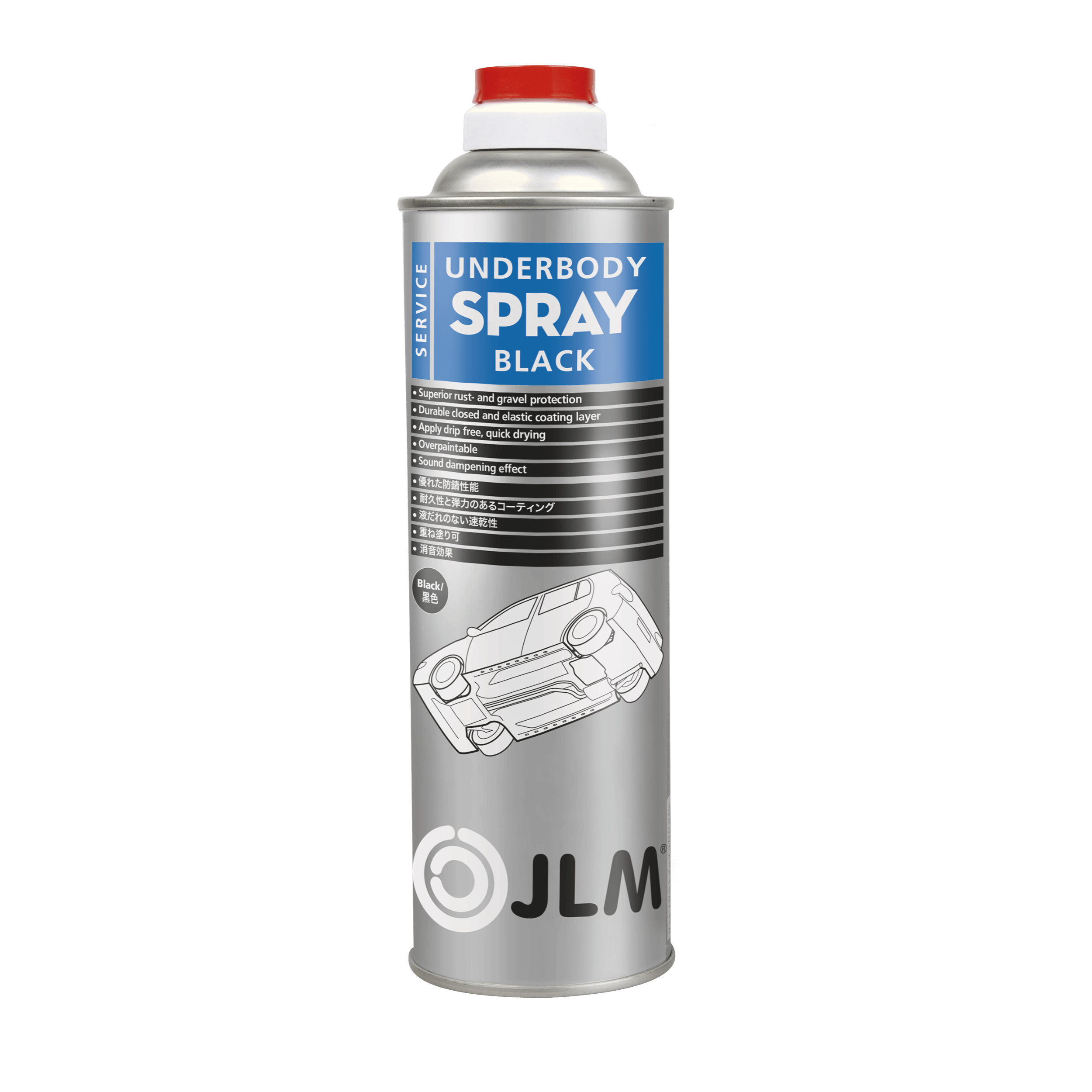 JLM Underbody Spray Black - 500ml