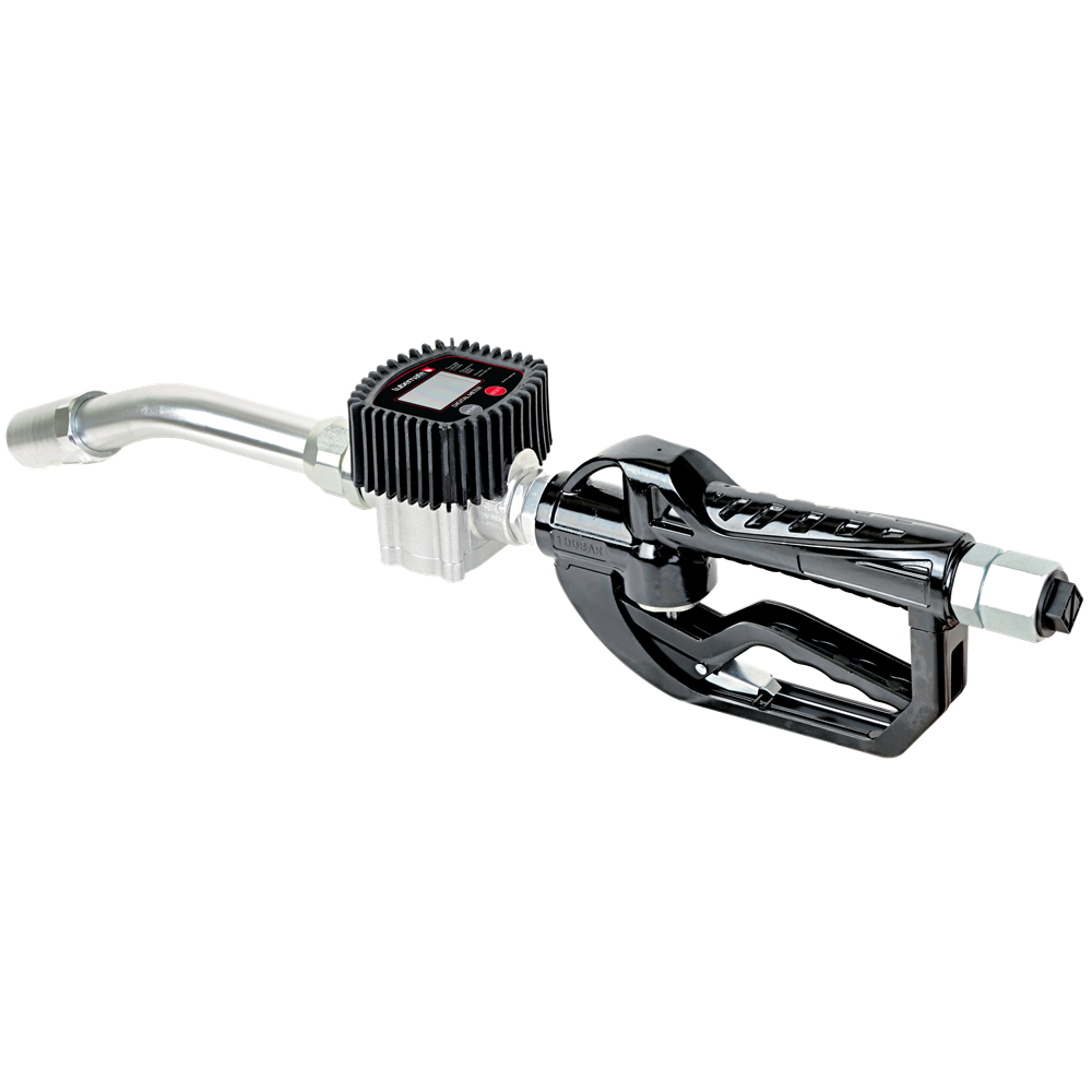 HIGH FLOW DIGITAL OIL GUN W/ RIGID EXT AUTO NOZZLE