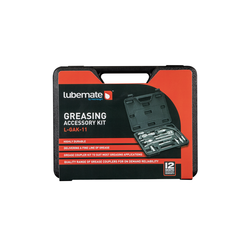 Lubemate 11 Piece Grease Accessory Kit